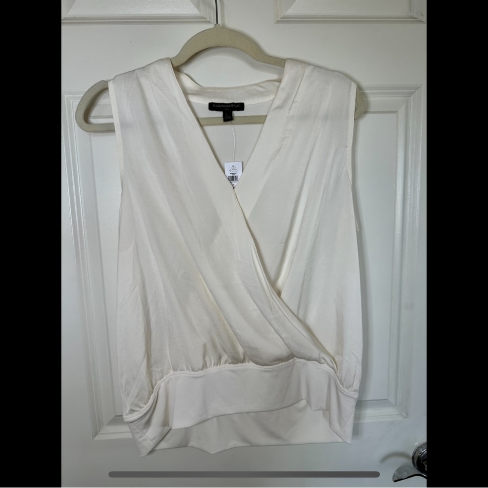 Banana Republic Faux Wrap Blouse